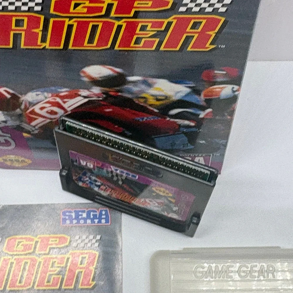 CIB GP Rider Video Game Motorcycle Racing Sega Game Gear